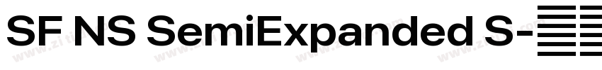 SF NS SemiExpanded S字体转换 SF NS SemiExpanded S字体转换